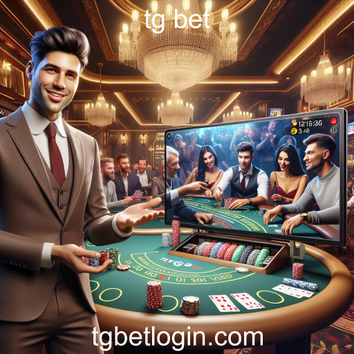 A Emoção do Cassino Ao Vivo no tg bet